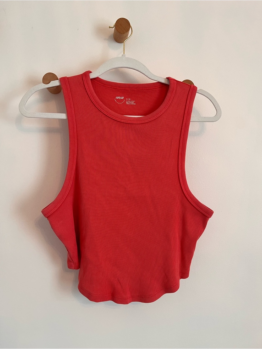 aerie Ribbed Cropped Tank Top